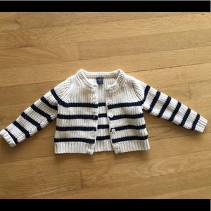 Gap kids striped cardigan